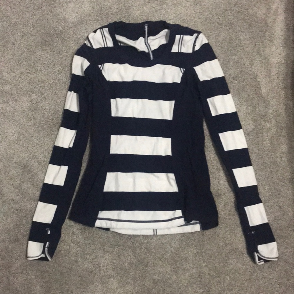 lululemon long sleeve striped top